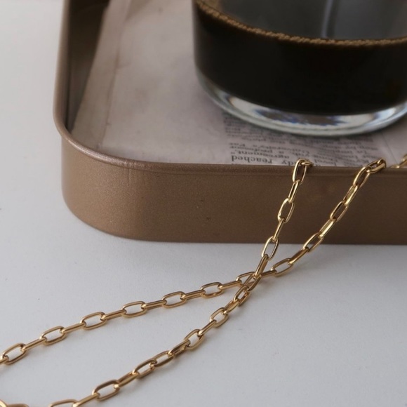 n e w | 18k gold paper clip chain - Picture 2 of 6